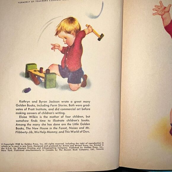 A Little Golden Book And A Television Book Of Farm Animals 1948-1986 Lot of 7 - Picture 6 of 8